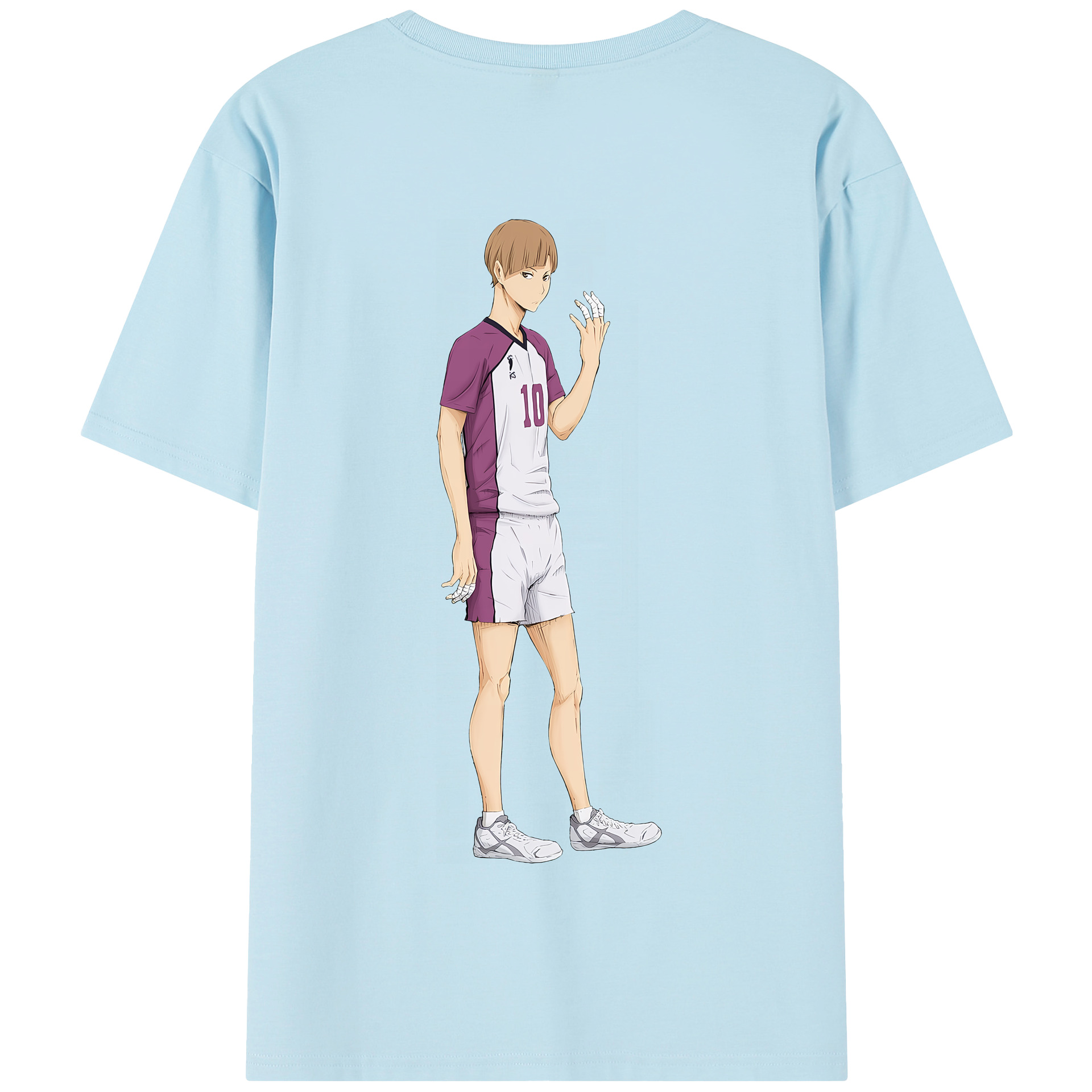（画像用） ハイキュー!! Haikyu!! 綿100％半袖Tシャツ（背面プリント）